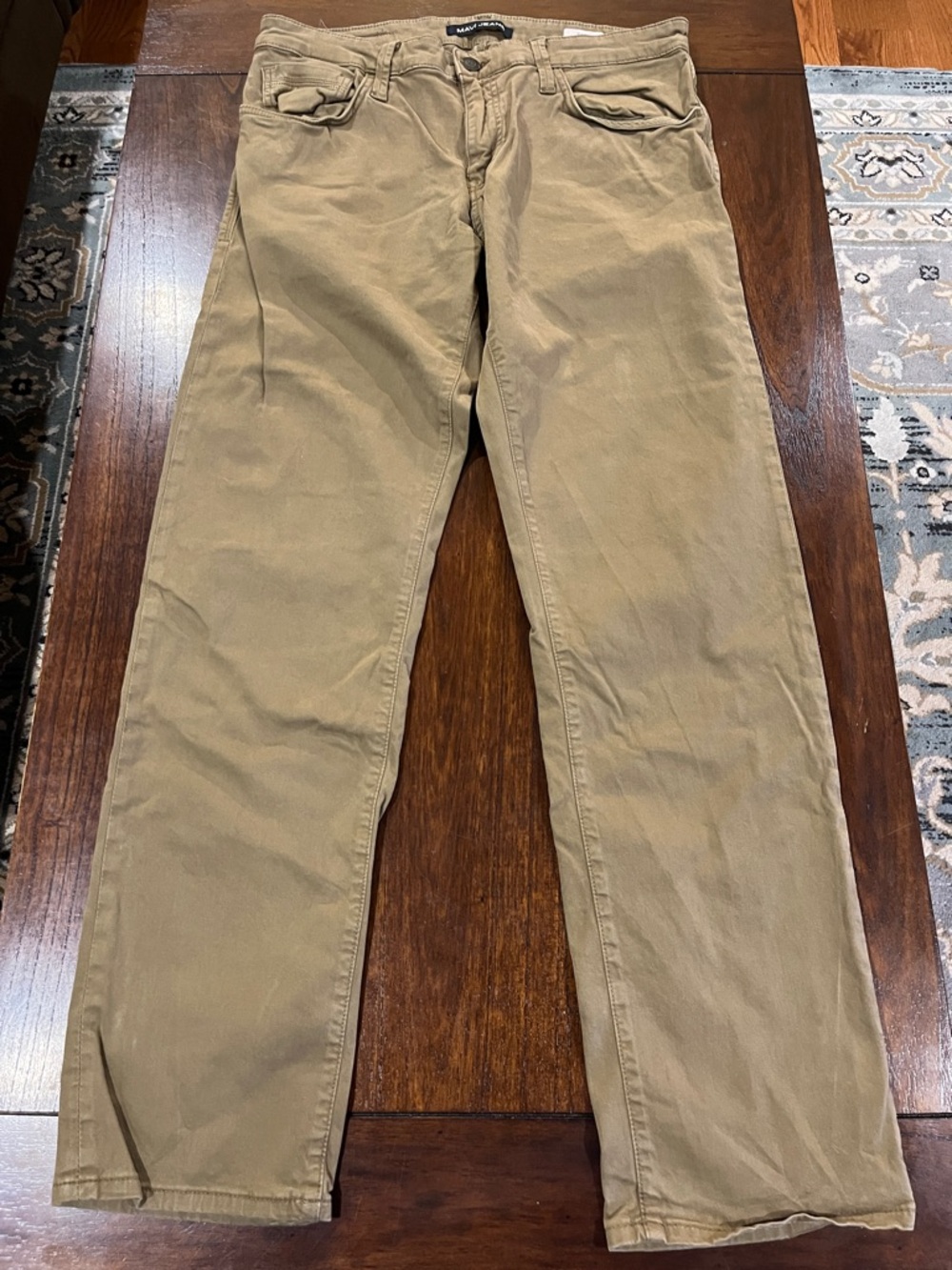 Mavi Men's Dusty Olive Twill Chino Pants